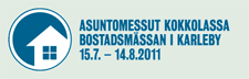 Asuntomessut Kokkolassa Bostadsmässasn i Karleby 15.7.-14.8.2011